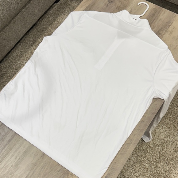 NHL Wilds Antigua White Quarter-Zip Pullover with Colorful Logo - Picture 6 of 6